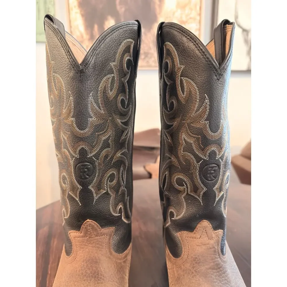 Tony Lama Genuine Leather Cowboy Boots Men's Size 11EE